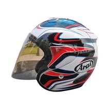 아라이 오토바이헬멧 오픈페이스 VZ RAM R3 오리엔탈 그래픽 헬멧 8가지 스타일 +스모크쉴드, 스모크, E
