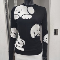 파사디 여성골프 강아지인타샤 라운드 니트 P22FKP316MBK090