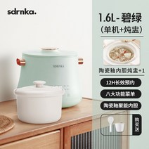 1인용 미니 밥솥 다용도 국밥솥 원룸 자취 한달살기 이유식 2인용, 청록색+스튜