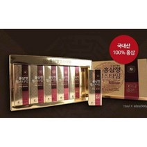 [홍삼]스틱형 홍삼정 15ml x 60포 1박스 WORLDFOOD, 60개