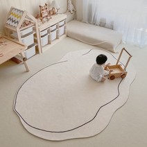 파이론텍스 베란다 매트 카페트 코일 불규칙한 북유럽 스타일의 부드러운 솜털 거실 카펫, 스타일 01, 195x295cm