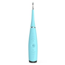 셀프치석제거 셀프스케일링 치석제거칫솔 구강 울트라 소닉 USB 충전 진동 치과 스케일러 치아 미적분 리무버 얼룩 타르 클리너 도구 화이트닝, [02] 하늘색, 02 하늘색