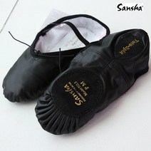 블랙 산샤 수입 성인 댄스 가죽 발레 슈즈 JK5L, JK5L 산샤 블랙 K 220, 검정