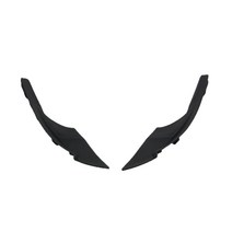 전면 윈드 실드 와이퍼 카울 사이드 트림 커버 워터 디플렉터 플레이트 미쓰비시 랜서/에볼루션 X /ralliart 2008-2017 용, 2 PCS L and R