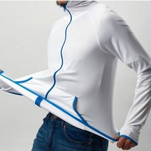 내피 고어텍스 우의 바지 자켓 여름낚시복 남자용 방수 자외선 차단 낚시 재킷 통기성 셔츠 의류 여름 106960, 중, 하얀색