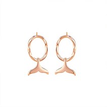14K 고래꼬리 귀걸이 14K옐로우골드