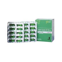 비타민E Vitamin E Capsule for Glowing Face Skin and Hair Nutrition E-Gen 400 (30 Capsules)