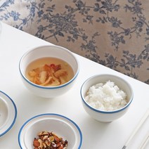 시라쿠스 메이플 빈티지 공기대접 세트 2p 밥그릇 볼 도자기그릇 예쁜 플레이팅, 라인브라운 2p, 2개