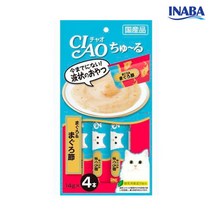 이나바 챠오츄르 고양이간식 4Px20개 모음, 챠오츄르:참치+참치포 SC141x20봉