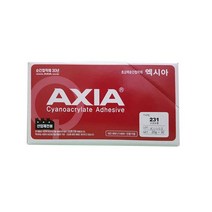 AXIA 엑시아 231 고강도 순간접착제 20g (1박스 30개), 30개