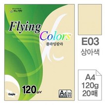 아이도매/삼원 플라잉칼라(E03.상아색-A4-120g-20매)