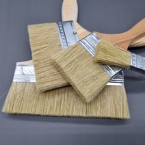 원목 페인트붓 납작붓 대형 11CM 니스칠 젯소 목공 DIY