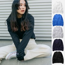 챔피온 무지 긴팔티셔츠 CC8C