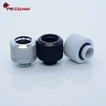 커스텀수냉 고사양컴퓨터 게이밍데스크탑 FREEZEMOD-OD14mm 하드 튜브 피팅-물 냉각 피팅 G1/4 '', 한개옵션1, 03 Black