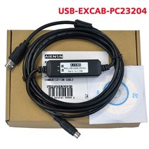 LIYAN EX 시리즈 PLC 통신 케이블 USB 프로그래밍 다운로드 EXCAB-PC23204, 한개옵션0