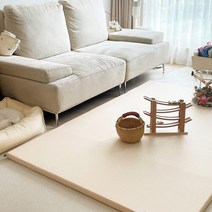 쁘띠메종 한판매트 테라조 260X140X4cm, 테라조그레이X크림