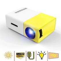YG300 LED 홈 HD 미니 휴대용 피코 프로젝터