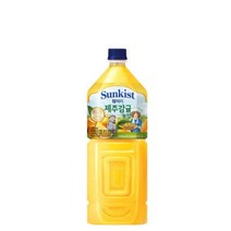 대용량 썬키스트 훼미리 제주감귤농장 음료수 학교용 2L PET 6개입 감귤 주스