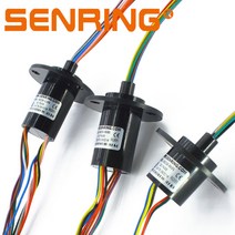 슬립링 전선회전 고전류 풍력 슬립 링 직경의 2/3/4/6/8/12 와이어. 5A/10A 캡슐 로터리 유니온의 경우 22m, 03 22mm 4CH 10A