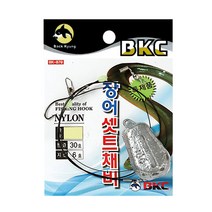 BKC 장어세트 채비 철주 장어낚시 민물채비, 16호