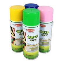 럭키산업 LK-717 형광도료 락카 스프레이 400ml 123989EA