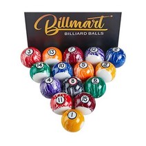 Billmart 당구 공 세트 당구대 16개, Marble Premium