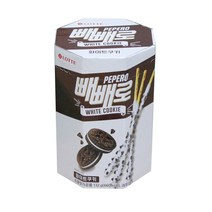 롯데제과 롯데 화이트쿠키 용기 빼빼로 132g, 1개