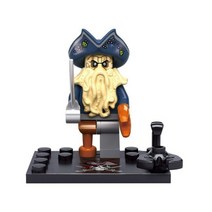 캐리비안의 해적 중세 영국 해군 상어 미니 피규어 블럭, 15.데이비드 존스