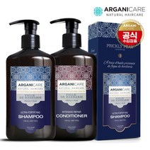 [아르가니케어] 프리클리 페어 백년초 샴푸+컨디셔너 400ml 2개 모든모발용, 프리클리 페어 샴푸+컨디셔너 400ml