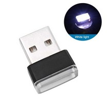 차량용 엠비언트 차량용 무드등 자동차 앰비언트 라이트 자동차 별이 빛나는 USB 수정된 지붕 인테리어 장, 05 WHITE