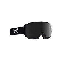 Anon(아논) 스노보드 스키 고글 맨즈 M3 GOGGLE ASIAN FIT WITH POLARIZED LENS + BONUS LENS 2019-20년 모델 NA사이즈 BLACKPOLAR SMOKE 19416100048, Black Frame Polar Smoke Lens