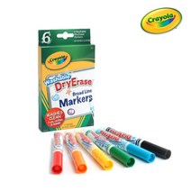 크레욜라 보드용 수성마카 6색