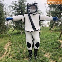 스토비투 장수 말벌 퇴치 옷 모기 해충 방충 방지 보호 복 방호복 작업복 보호복 우주복, 단일상품개