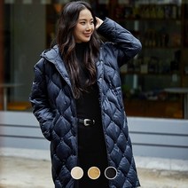 [지오다노] 372914 여 초경량 롱자켓