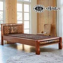 명품의료기 DS 203PU S 홍칠보석 싱글 돌침대, 브라운