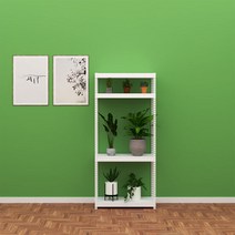 프레스랙 가정용앵글선반 1200x400x(높이)1800x4단, 단품, 색상:블랙