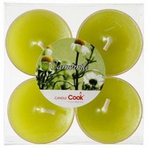 아로마 티라이트 4개 candleCOOK 카모마일 Camomile 향초, 카모카일, 1세트