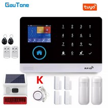무선초인종 무선차임벨 도어벨 GauTone 스마트 홈 와이파이 GSM 경보 모션 무선 야간 투시 IP Tuya 알렉사, 38.K-103. - 미국 플러그