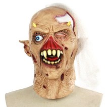 에이치케이트레이딩 할로윈 코스플레이 파티 마스크 헤드스플릿, 1개, 혼합색상