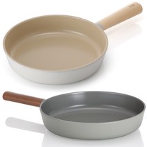 네오플램 피카 IH 인덕션 후라이팬 28cm, 화이트, 1개