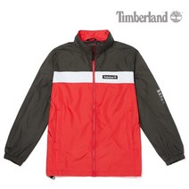 팀버랜드 남성 풀집업 아노락 재킷 레드 A1O8L