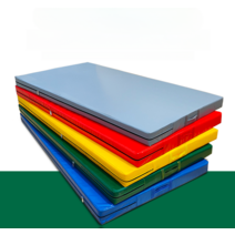 유도매트 구르기 매트 미끄럼방지 낙법매트 착지용, 4 길이 2 폭 1 두께 0.05m - 방수 PVC -