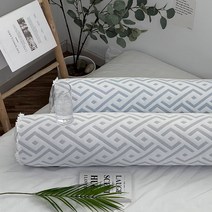 아이스 듀라론 냉감 바디필로우 롱쿠션 사탕베개 커버 30x100, 그레이, 커버+솜