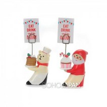 TL_CTT005 미니어처 x-mas 케익 메모꽂이 케익장식
