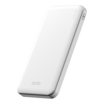 라피드 마스터 듀얼 보조배터리 10000mAh 5핀+8핀+C타입 멀티단자, 화이트