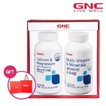GNC 멀티비타민(60)+칼슘앤마그네슘(60) 세트