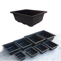 분재화분 12치 블루베리 텃밭 사각 미니 화분