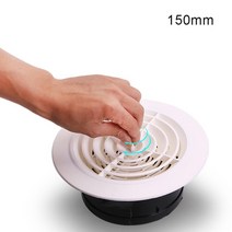 공업용 상업용 환풍기 송풍기 304 스테인레스 스틸 벽 천장 에어 벤트 덕트 환기 배기, 1-150mm