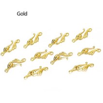 1020 대몫 골동품 청동 실버 컬러 음표 후크 커넥터 토글 걸쇠 보석 만들기 diy 팔찌 목걸이