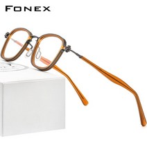 연예인 반무테 금테 반뿔테 대두 성시경 안경테 FNEX아세테이트 합금 남자 레트로 빈티지 광장 광학